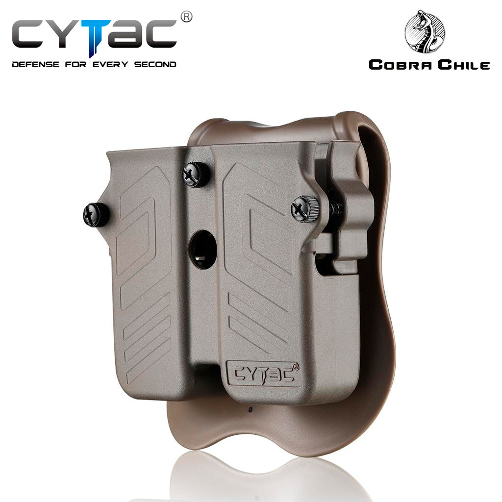 PORTA CARGADOR CYTAC DOBLE COYOTE