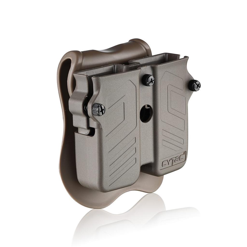 PORTA CARGADOR CYTAC DOBLE COYOTE